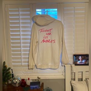 Jump man white hoodie